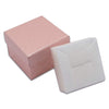 1 3/4" x 1 3/4" Pink Diamond Pattern Cardboard Jewelry Box