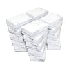 1 15/16" x 1 1/4" x 11/16" Marble White Cotton Filled Paper Box