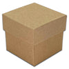 1 9/16" x 1 9/16" Kraft Paper Ring Box with Black Foam Insert