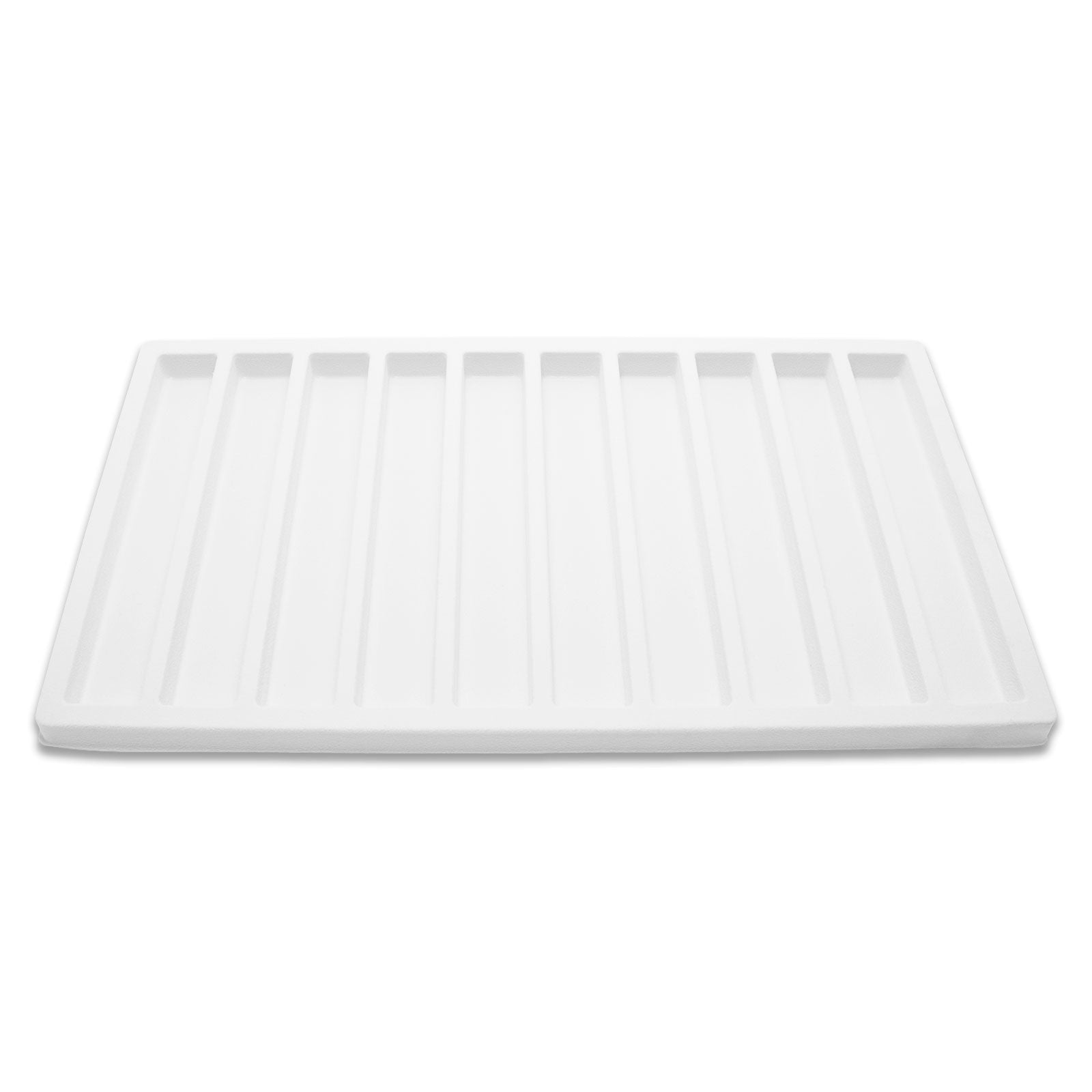 10 Column White Compartment Tray Insert – JPI Display