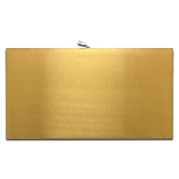 14 1/8" x 7 5/8" Gold Silk Display Pad Tray Insert