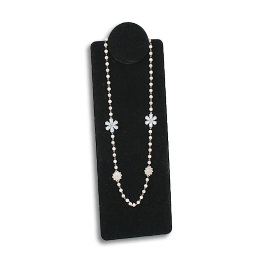 16 5/8" Black Velvet Necklace Easel Display