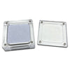 2 1/4" x 2 1/4" Clear Acrylic Gem Stone Box with Magnetic Lid