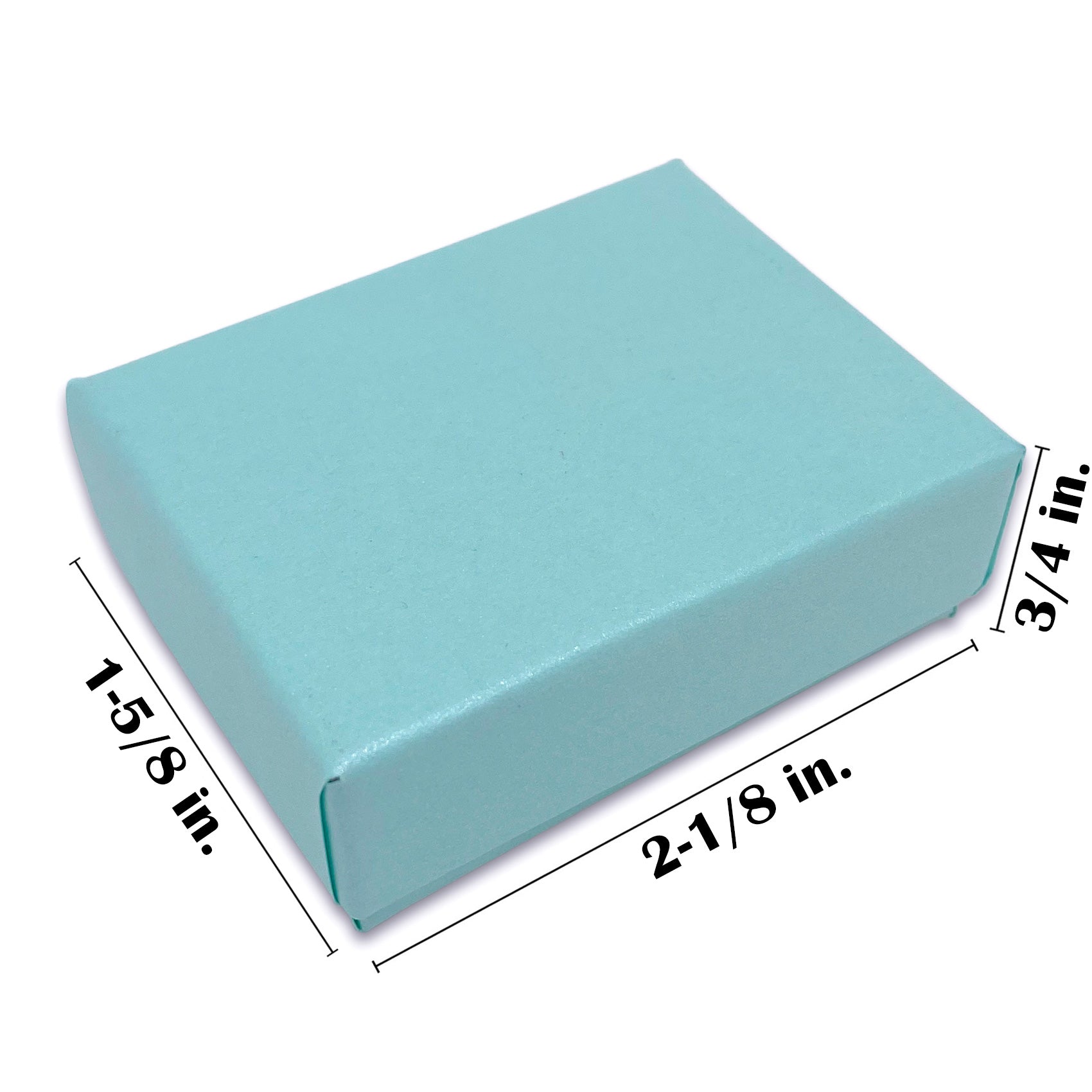 Light Blue Cotton top Filled Jewelry Packaging Gift Boxes