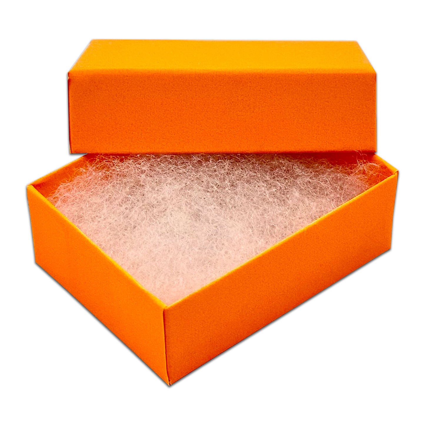 2 1/8" x 1 5/8" x 3/4" Marigold Cotton Filled Paper Box