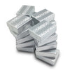 2 1/8"W x 1 5/8"D x 3/4"H Silver Cotton Filled Box