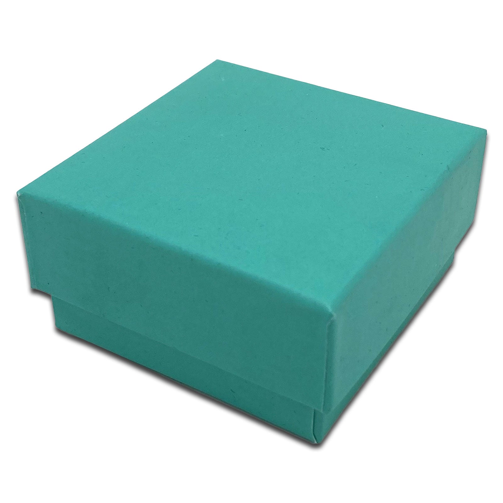 2 5/8" x 2 5/8" Teal Combination Cardboard Jewelry Boxes