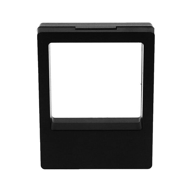 2.75" x 3.5" Black Floating Frame Jewelry Display Case
