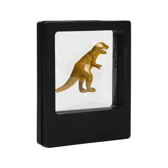 2.75" x 3.5" Black Floating Frame Jewelry Display Case