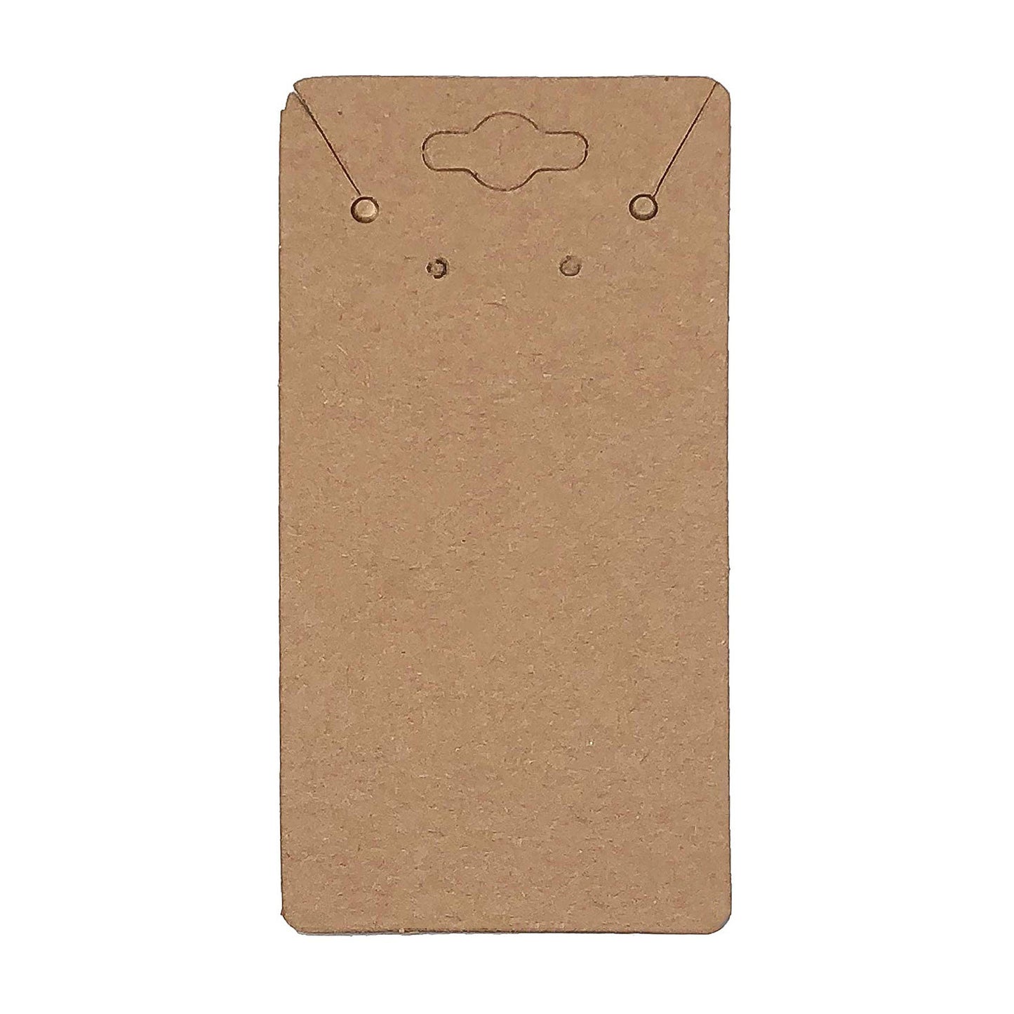 2" x 4" Kraft Paper Necklace and Earring Combo Card