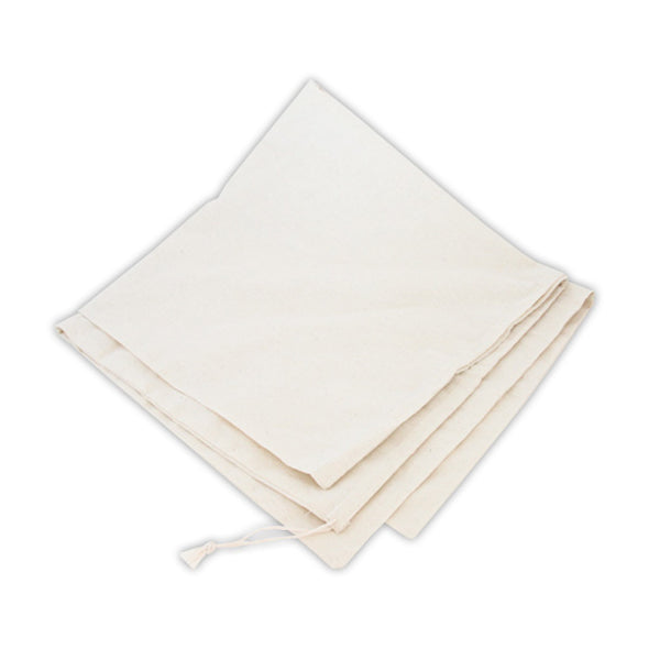 25" x 25" Large Cotton Muslin Drawstring Reusable Bags