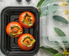 28 oz Rectangular Plastic Disposable Food Containers (50 Pack)