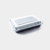 28 oz Rectangular Plastic Disposable Food Containers (50 Pack)