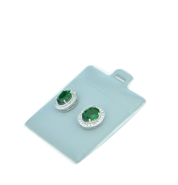 1 1/2x1 3/4" Gray Earring Card Puff for Earrings Jewelry Display