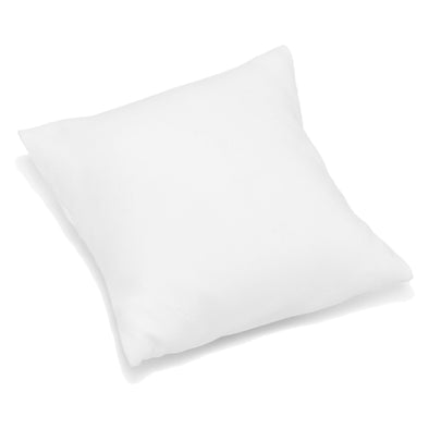 4" x 4" White Leatherette Pillow Jewelry Display for Bracelets or Watches