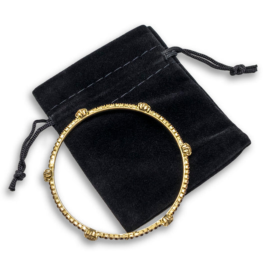 3" x 4" Black Velvet Drawstring Pouch