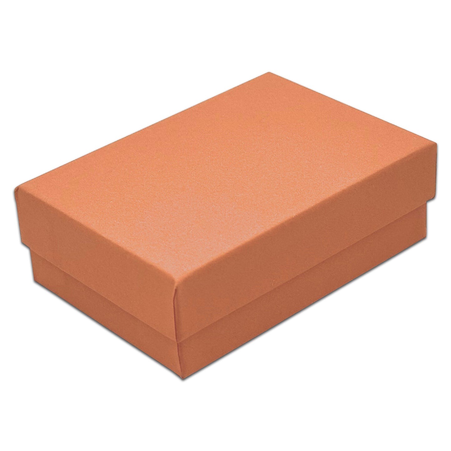3 1/4" x 2 1/4" x 1" Coral Cotton Filled Paper Box