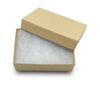 3 1/4" x2 1/4"x 1"H Kraft Cotton Filled Paper Box