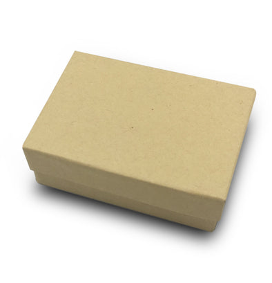3 1/4" x2 1/4"x 1"H Kraft Cotton Filled Paper Box