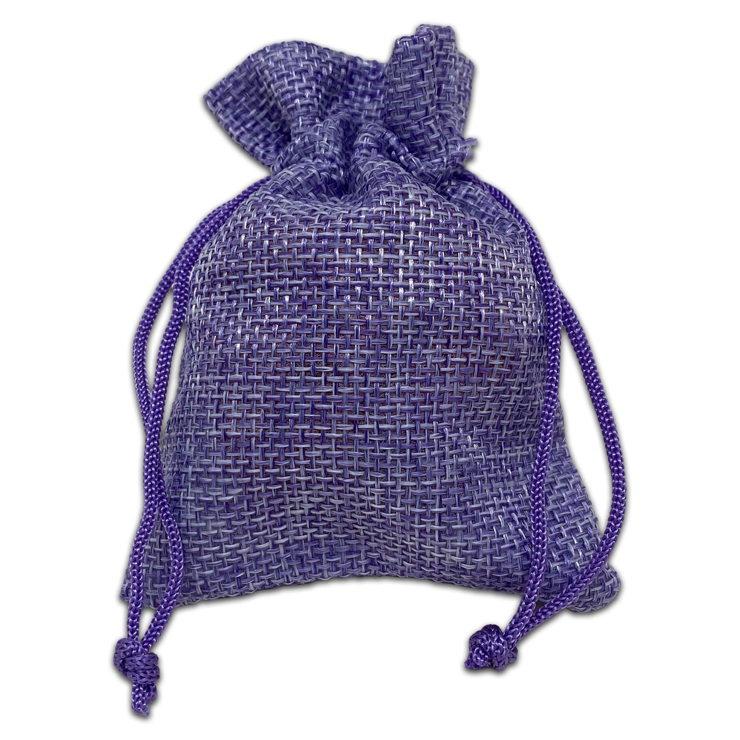 3" x 4" Lavender Linen Burlap Drawstring Gift Bags