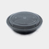 34 oz Round Plastic Disposable Food Containers (50 Pack)