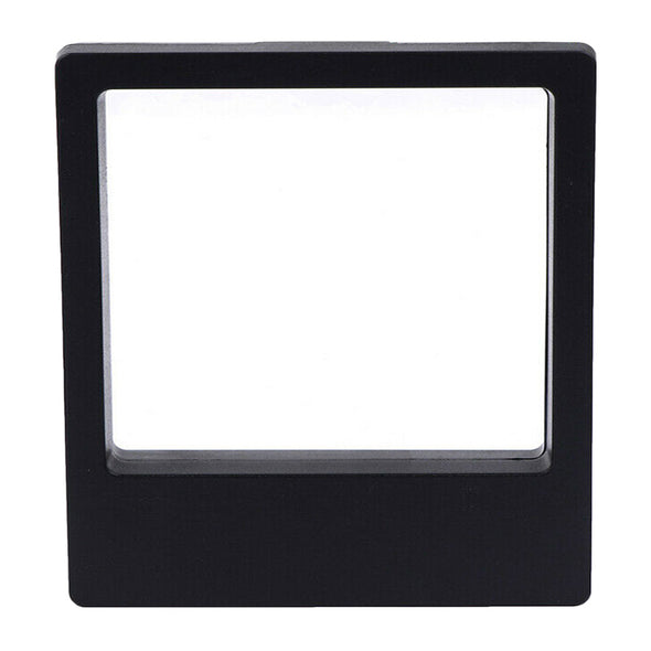 4" x 5" Black Floating Frame Jewelry Display Case