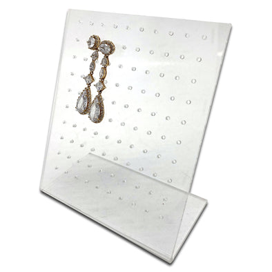 5 1/4" Clear Acrylic Post Earring Jewelry Display