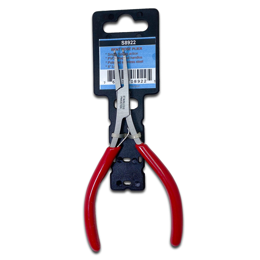 Bent Nose Stainless Steel Jewelers Pliers (S8926)
