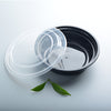 22 oz Round Plastic Disposable Food Containers (50 Pack)