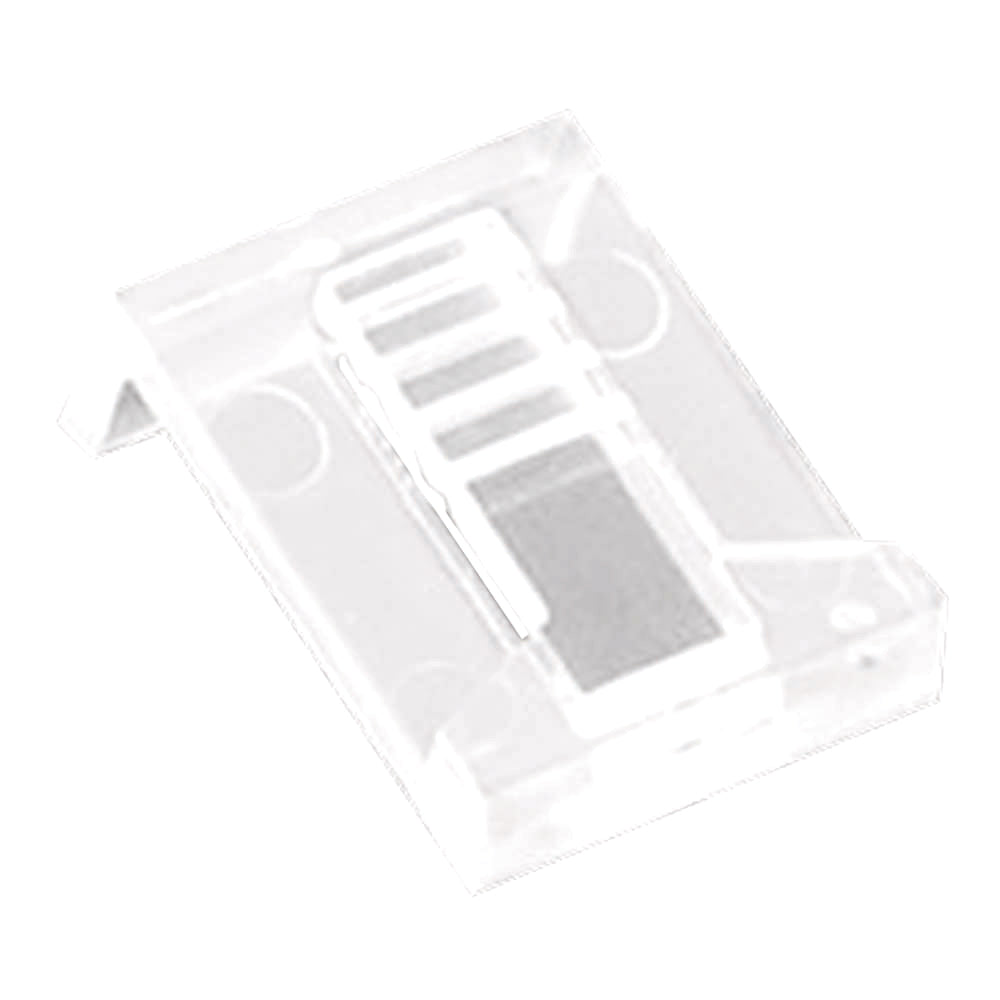 50 Pack of Clear Acrylic Ring Clip Holder Display Stands