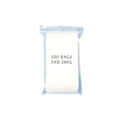 5X8"H Clear Zip Lock Plastic Bag