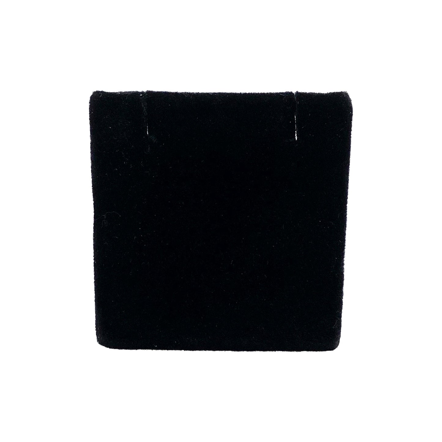 6 Pack of 2" x 2" Black Velvet Earring/Pendant Displays