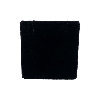 6 Pack of 2" x 2" Black Velvet Earring/Pendant Displays