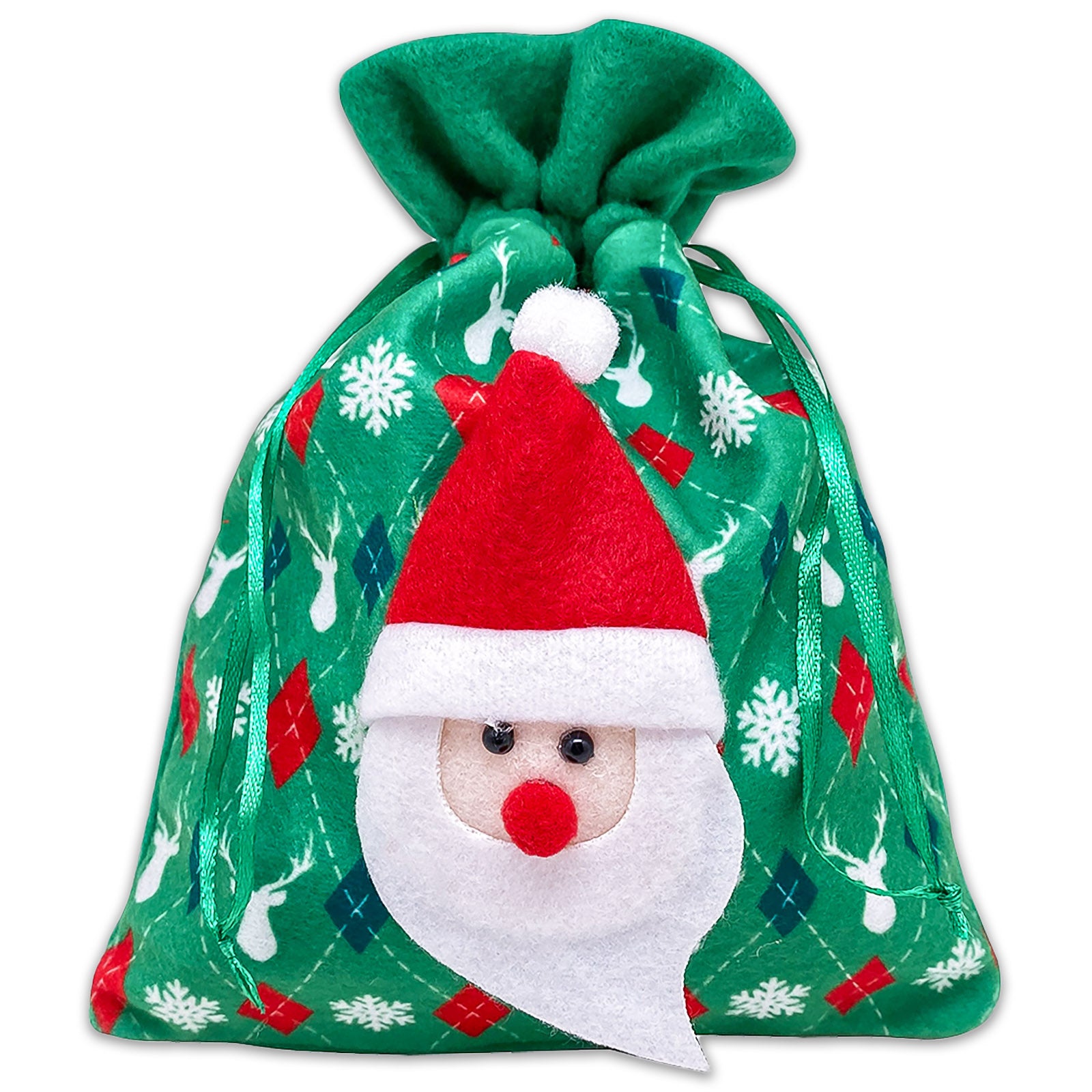 Large christmas discount drawstring gift bags