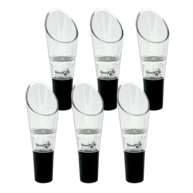 6-Pack of Wine Bottle Pourer Aerators