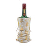 6" x 14" Cotton Muslin Gold Star Wine Bottle Drawstring Gift Bags