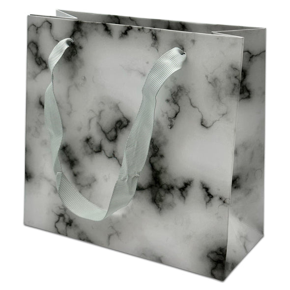 6" x 6.5" Marble Paper Shopping Gift Bags