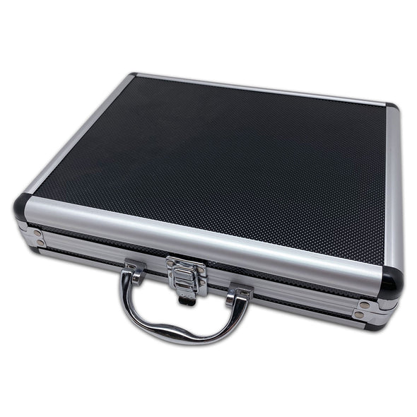 60 Black Gem Boxes with Aluminum Display Case