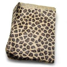 8" x 11" Leopard Print Paper Gift Bags