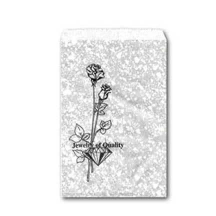 6" x 9" Silver Paper Gift Bag