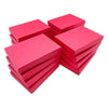 7 1/8" x 5 3/16" Matte Red Cotton Filled Paper Box