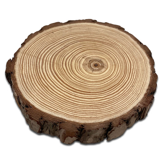 7" Diameter Natural Wood Jewelry Display Pad