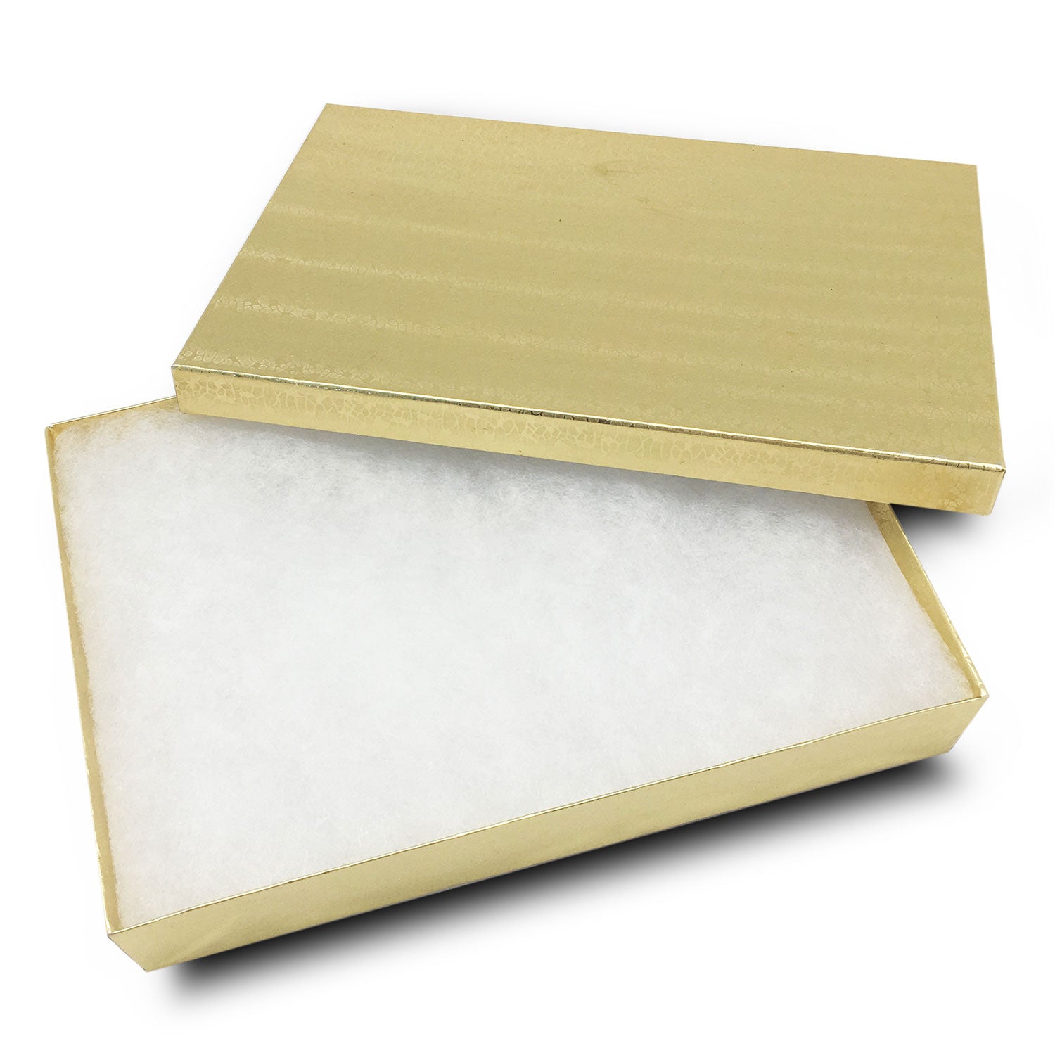 Gold Cotton Fill Boxes - 2 1/2 x 1 5/8 x 1 – JewelryPackaging