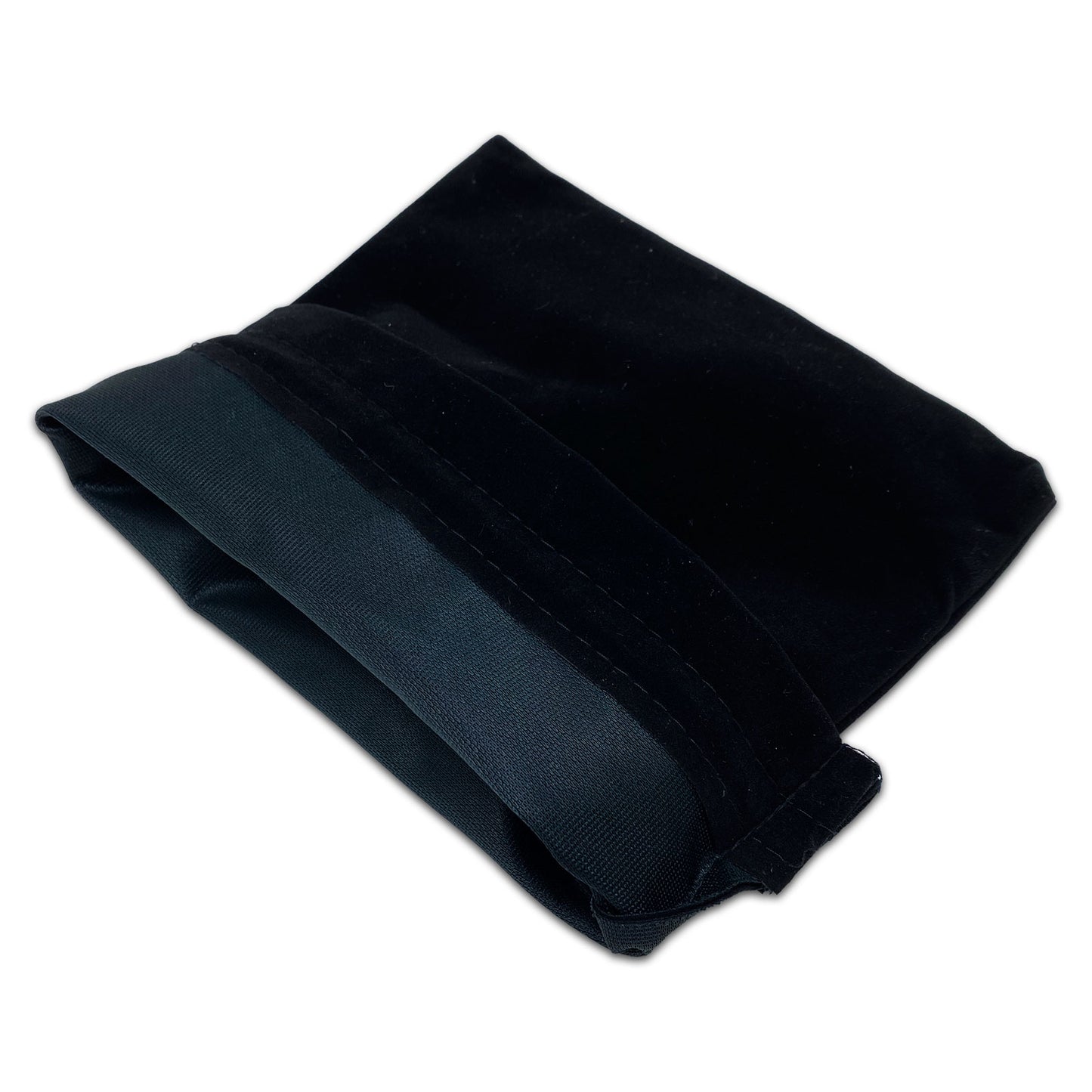 8" x 10" Black Velvet Drawstring Pouch