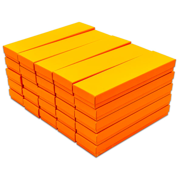 8" x 2" x 1" Marigold Cotton Filled Box (25-Pack)