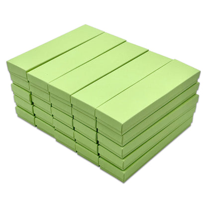 8" x 2" x 1" Mint Green Cotton Filled Box
