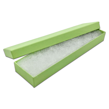 8" x 2" x 1" Mint Green Cotton Filled Box (25-Pack)