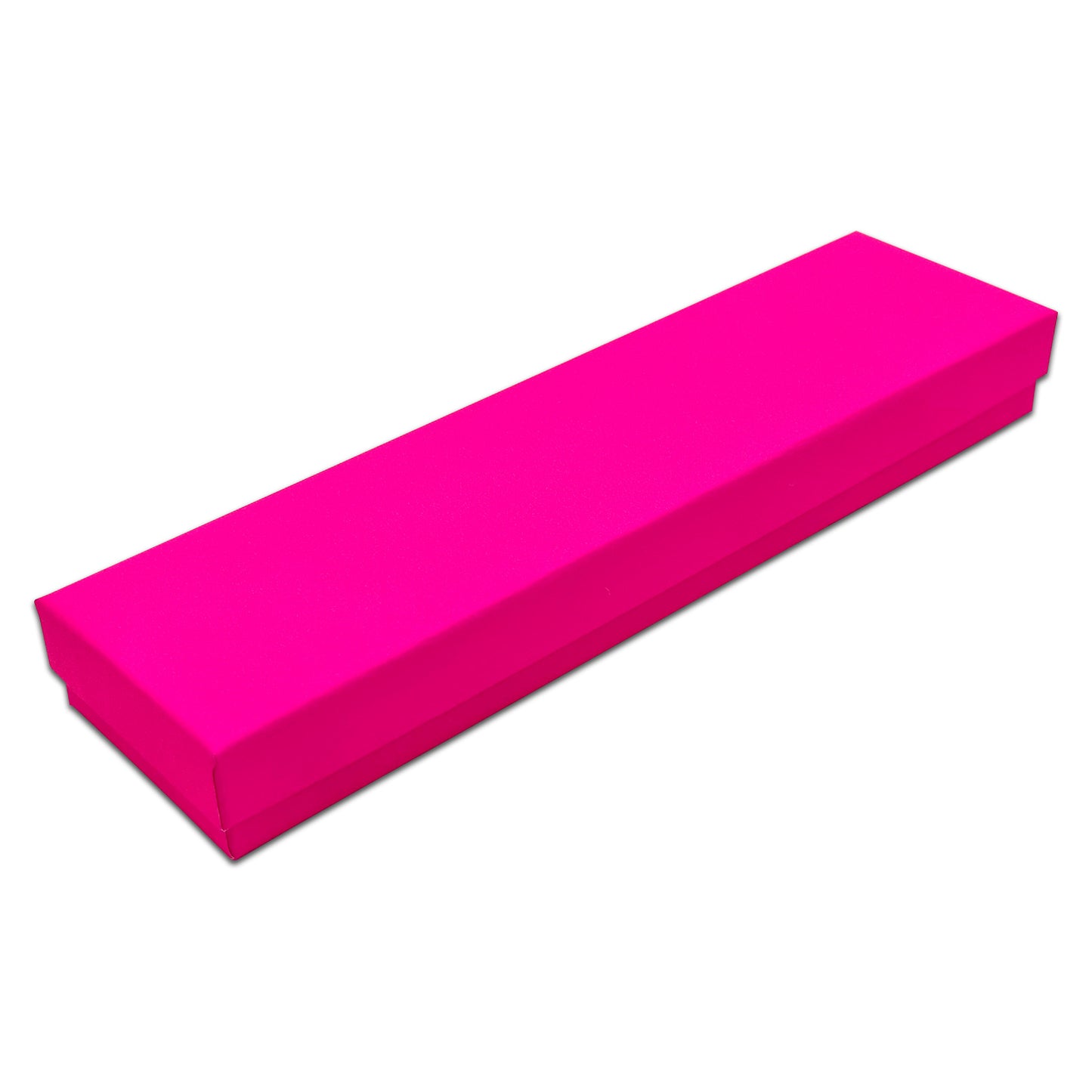 8" x 2" x 1" Neon Fuchsia Cotton Filled Box