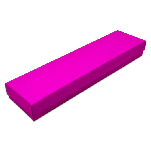 8" x 2" x 1" Neon Purple Cotton Filled Box