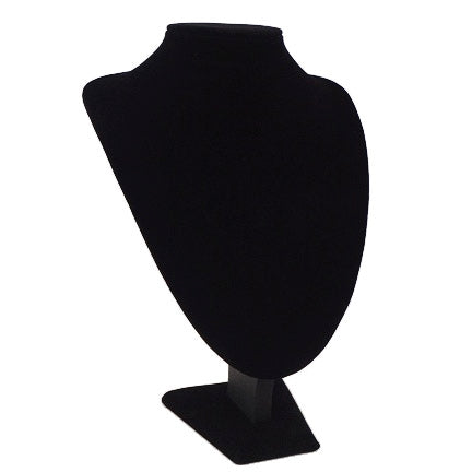 8" x 5 1/2' x 11 1/2"H Black Velvet Necklace Display